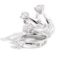 Ring Recarlo Woman Florence in White Gold Diamante R59SO005/050 - R59SO005/050